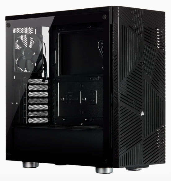 Corsair Carbide Series 275R Airflow Tempered Glass Mid-Tower Gaming Case Black with Side Window Panel