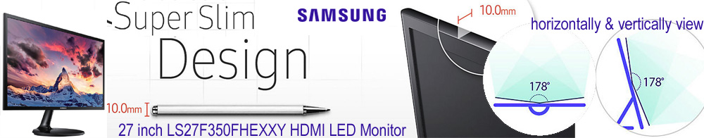 27" Samsung LS27F350FHEXXY 5ms HDMI LED Monitor